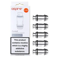 POCKEX Replacement Coils 0.6/1.2 Ohms (5pack) - FREE POSTAGE
