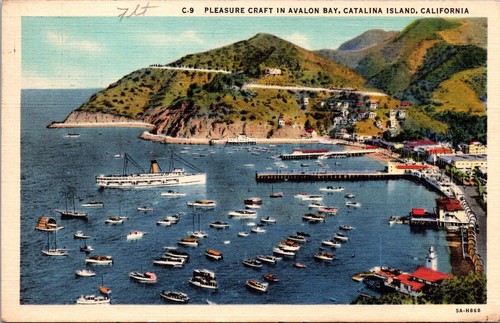 Postcard catalina island - postcard:, island,