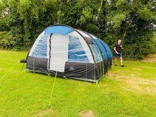 Sunncamp 4 Birth Family Tent (Invader 400) Blue, Used x 6 times,  470cm × 330cm 