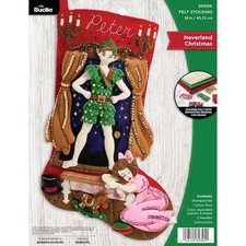 Bucilla 18" Felt Christmas Stocking Kit - Neverland Christmas