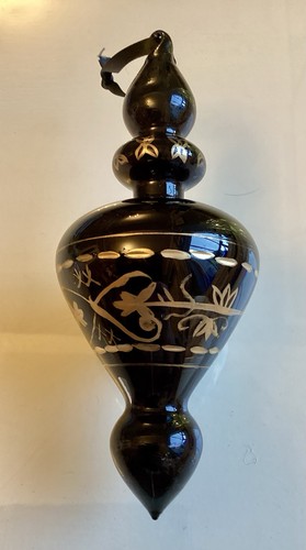 Vintage hand blown glass - hand,