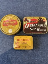 Vintage Tobacco Tin Job Lot