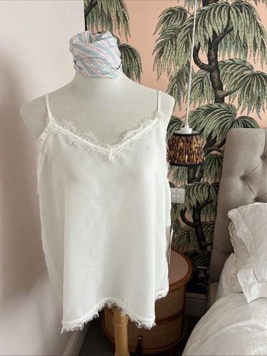 Zara ivory satin camisole - -,