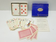 Vintage Waddington's Canasta Card Game Set 1950s Complete Rules UK