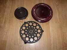 Joblot of 3 wood/metal plant pot stands