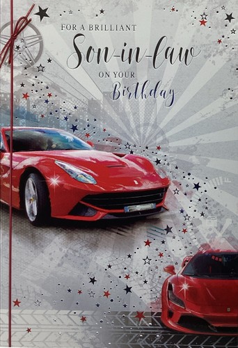 Son law birthday card - in,