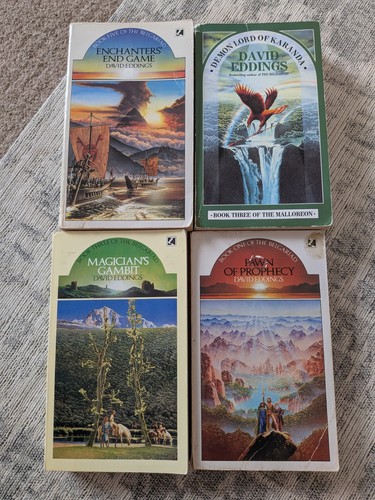 David eddings books - books, x4