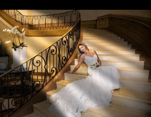 Mori lee lace wedding dress - wedding,