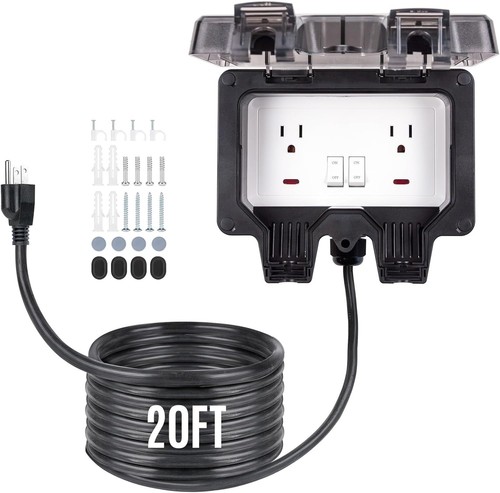 Pjerjzn outdoor power outlet - pjerjzn,