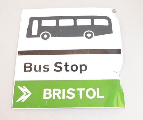 Bus coach stop - sign, bristol