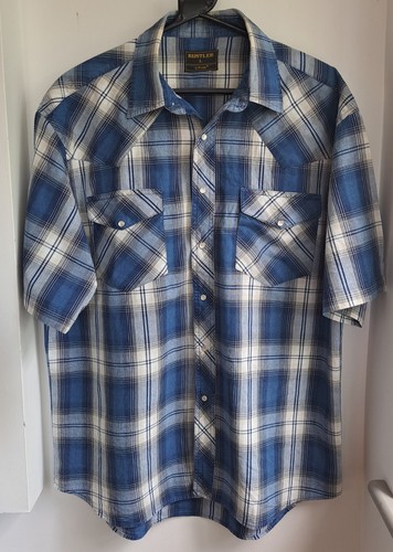Vintage wrangler rustler blue - vintage,