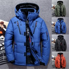 Mens Winter Quilted Warm Coat