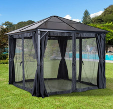 Hot tub gazebo - tub, garden