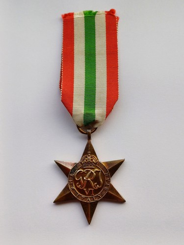 Ww2 italy star medal - ww2.,