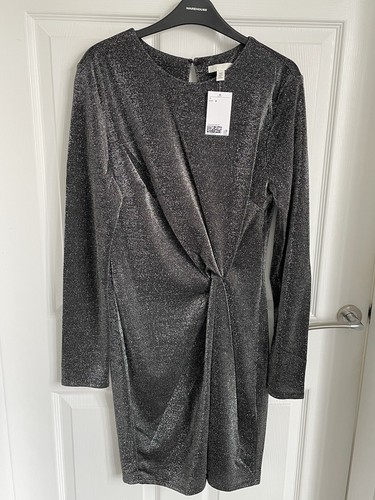 Ladies black silver sparkle - black,