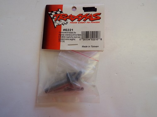 Traxxas crankshaft threaded - traxxas,