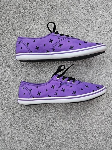Vans authentic purple skull - purple,