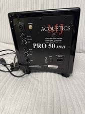 MJ Acoustics Pro 50 MkII Active Subwoofer 120 W