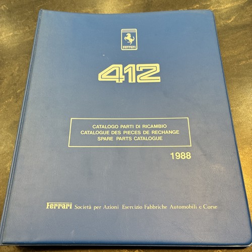 Genuine ferrari 412 parts - genuine,