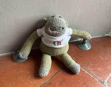 PG Tips Official Monkey Window Suction Mini Soft Toy Approximately 4in