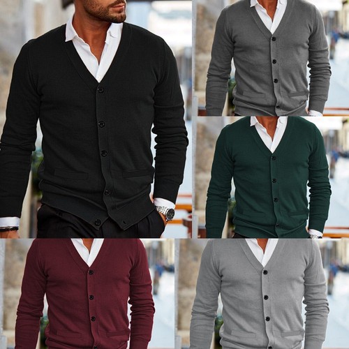 Mens sweater cardigan slim - mens,