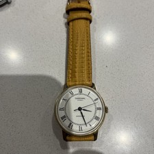 Mens Vintage Gold Plated Cardinal Watch 19 jewels 