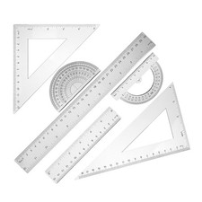 6pcs student set protractor - student,