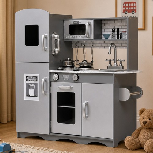 Toy role play kitchen wooden - play,