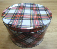 Vintage round metal tin - metal,