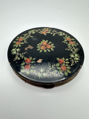 Vintage 1940s 50s - black, floral