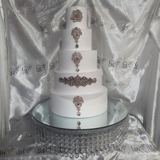 Crystal Effect Wedding Cake