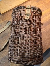 Vintage Wicker Fishing Basket