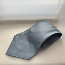 Vintage men’s Mr Fish grey/blue raw silk ‘killer’ 5” tie