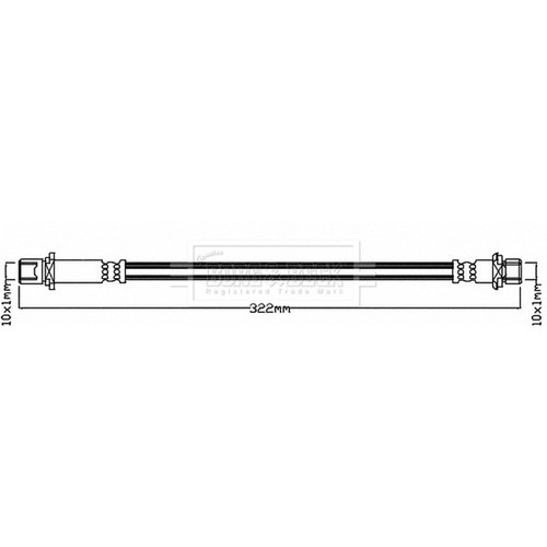 Brake hose for - brake,