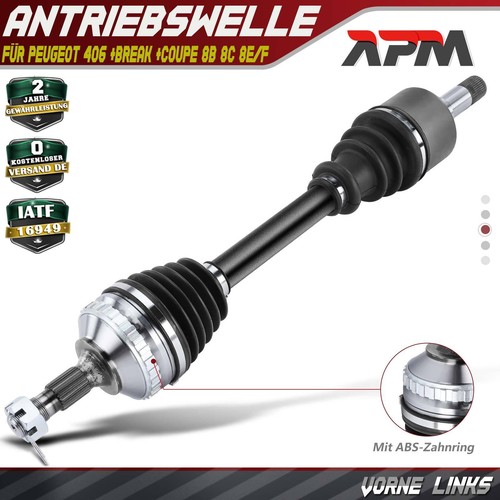 Front left driveshaft - front,