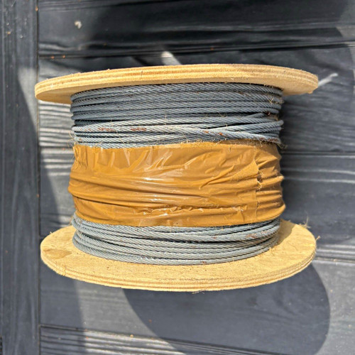Steel wire rope cable - wire, on