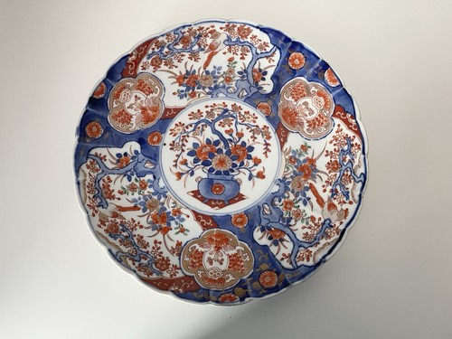 Antique large imari plate - antique,