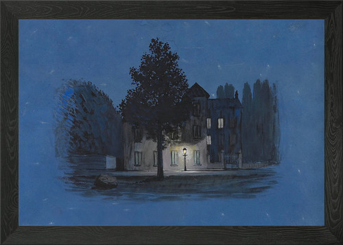 Rene magritte nighttime - rene,