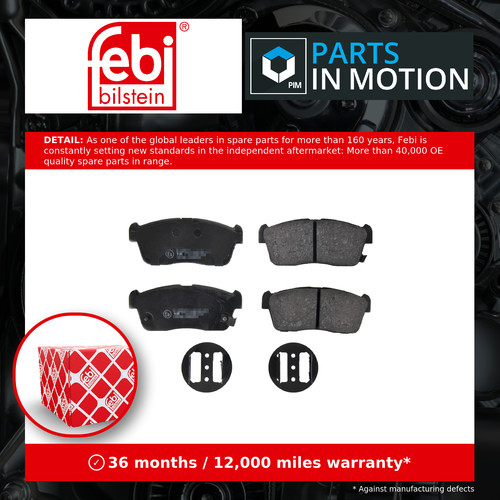 Brake pads set fits - fits, daihatsu