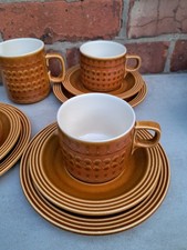 vintage set of Hornsea pottery