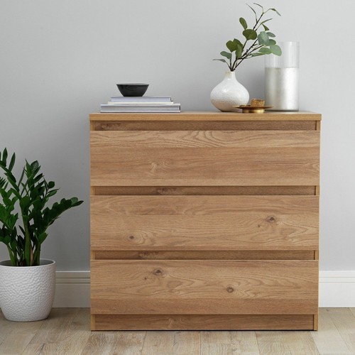 Jenson drawer chest oak - jenson, 3