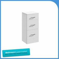 3 Draw Gloss White Bathroom