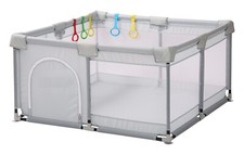 USED Baby Playpen Plastic Play Pen for Toddlers With Optional Playmats