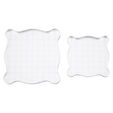 2Pcs Stamp Blocks Clear