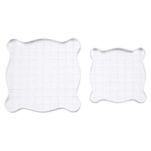 2pcs transparent stamp blocks - stamp,