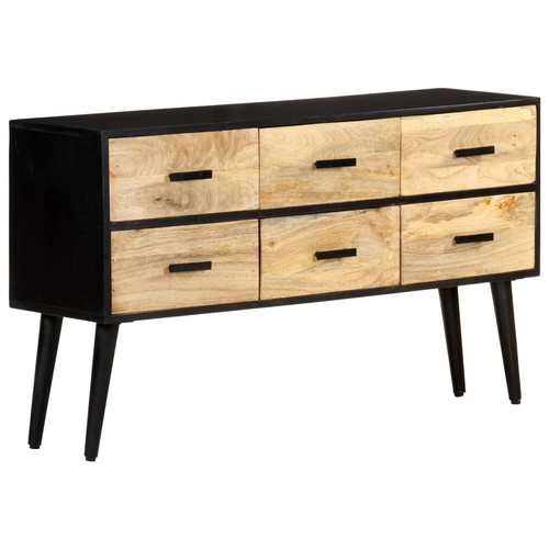 Solid mango wood sideboard - wood,