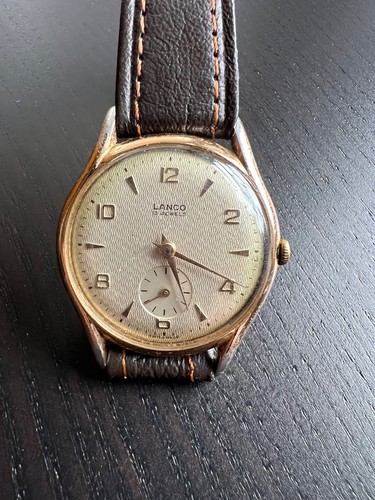 Vintage lanco subdial watch - lanco,