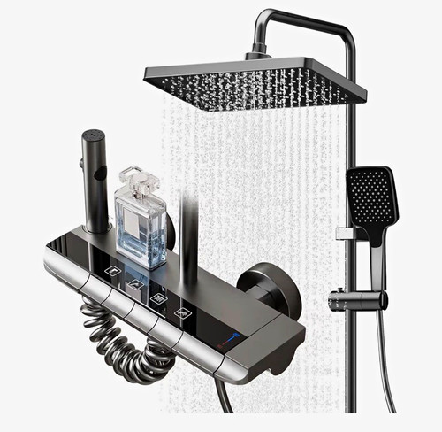 Wall mounted complete shower - wall,