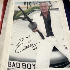 RARE Dave Courtney Signed A4