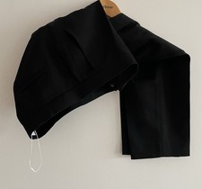 Escada Sport Black Lightweight Virgin WoolTrousers Size 42 UK 16